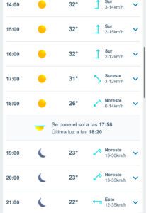 Clima hoy