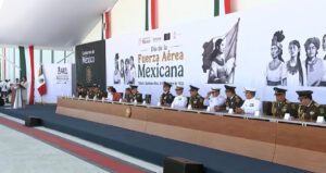 En el Día de la Fuerza Aérea Mexicana (FAM), la presidenta inauguró este lunes, la Base Aérea Militar número 20 en Tulum.