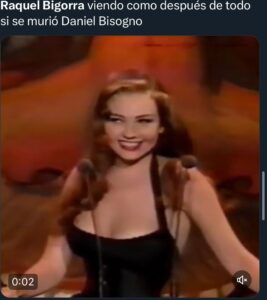 Raquel Bigorra lamenta muerte de Daniel Bisogno; en redes la critican