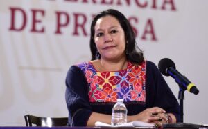 María Luisa Albores, actual titular de Bienestar y exsecretaria de Medio Ambiente