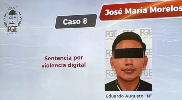 Por violencia digital sexual sentencian a Eduardo 'N' a 7 años de cárcel