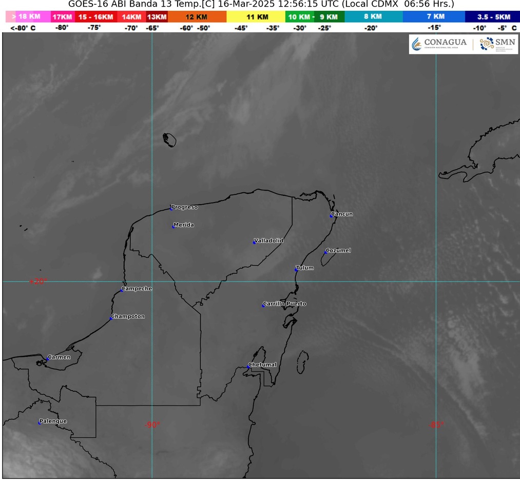 Clima hoy en Cancún y Quintana Roo: Nublado con lluvias puntuales fuertes