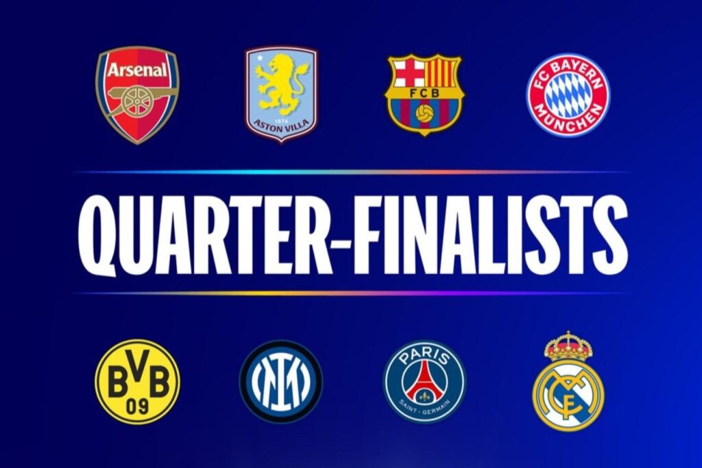 Fechas de los partidos de Cuartos de Final de Champions League