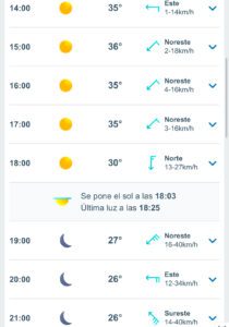 Clima hoy