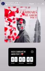 Mario Girón estrena su nuevo cover “Nada cambiará mi amor por ti” 