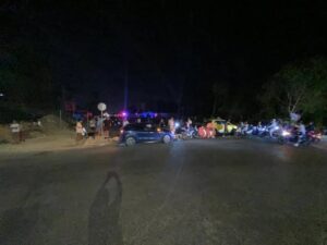 Bloqueos en Playa del Carmen por apagon 1
