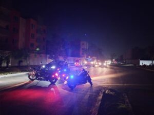 Bloqueos en Playa del Carmen por apagon 6