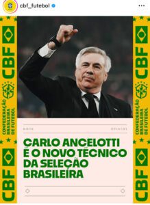 Carlo Ancelotti tecnico de Brasil 7