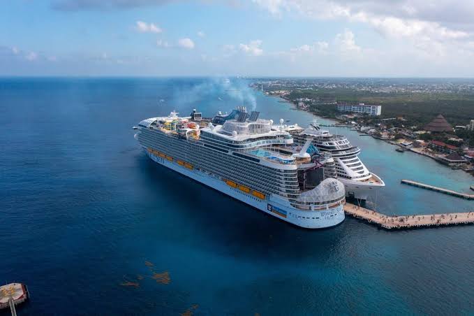 Cuarto muelle en Cozumel