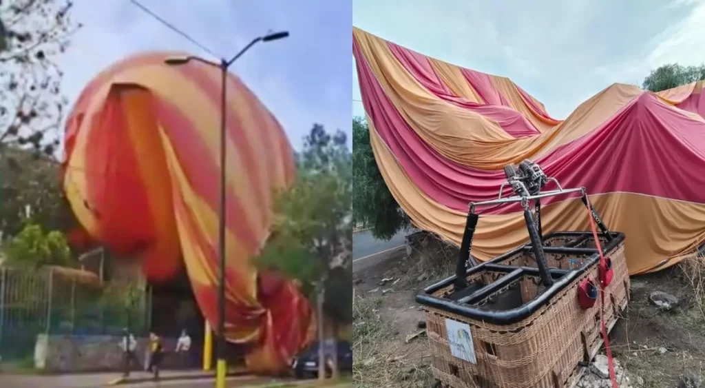 Globo Aerostatico Desploma Teotihuacan