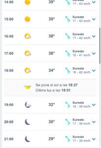 Clima hoy
