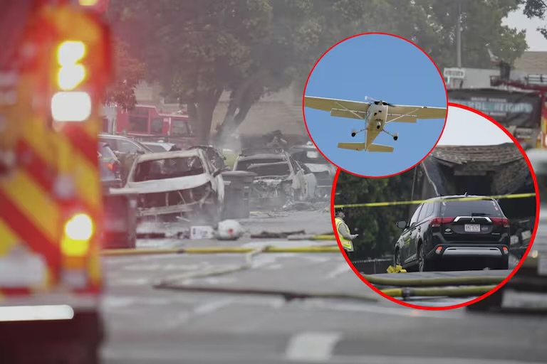 Avioneta se estrella en vecindario de San Diego: hay varios muertos
