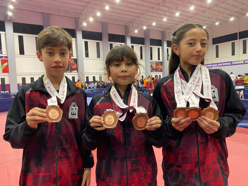 Quintana Roo medallas de Bronce