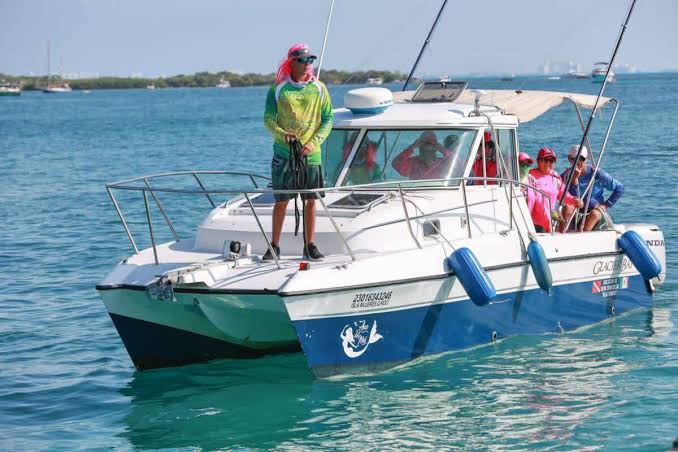 Torneo de pesca en Puerto Morelos