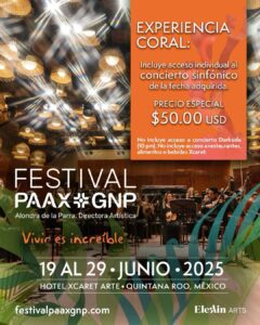 Alondra de la Parra engalanará el Día de las Madres en el Festival Paax 2025