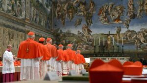 Trump se burla del cónclave del Vaticano con imagen suya como Papa