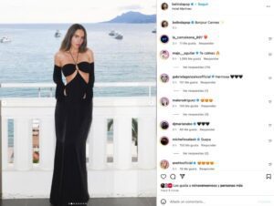 Belinda deslumbra en Cannes con un guiño al Hollywood clásico