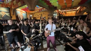 Ed Sheeran da concierto en el Tenampa de Plaza Garibaldi