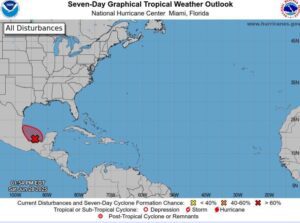 70% de probabilidad que se forme ciclón Barry cerca de Tabasco
