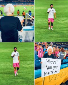 Abuelita de 98 años le propone matrimonio a Messi