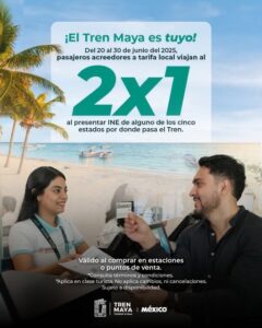 Boletos 2x1 Tren Maya 8