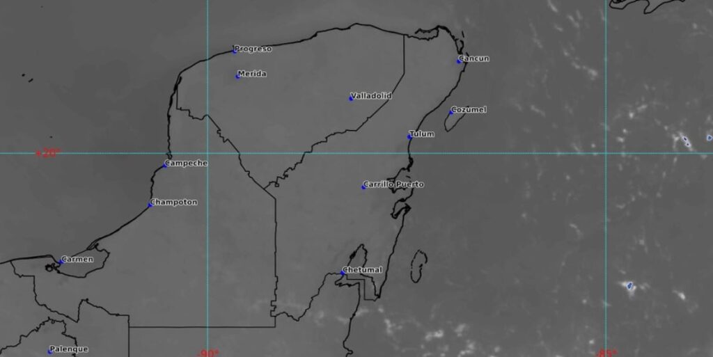 Clima hoy en Cancún y Quintana Roo: Cielo nublado, con chubascos