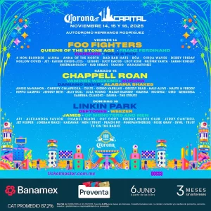 Corona Capital 2025 traerá a México a Chappell Roan y Deftones 