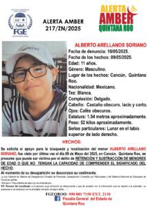 FGE Alerta Amber en Cancun 9