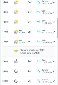 Clima hoy