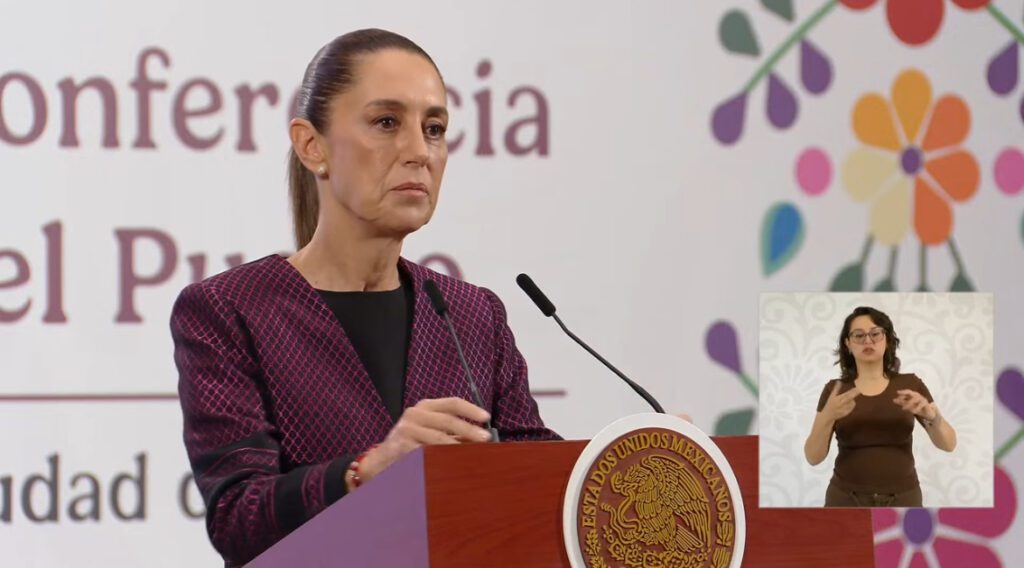 Sheinbaum rechaza haber alentado manifestaciones violentas en EE. UU