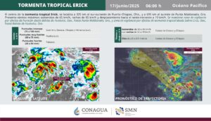 Tormenta tropical Erick: Impactará en México como huracán categoría 2