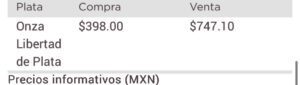Precio del dólar