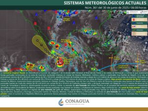 Clima hoy en Cancún y Quintana Roo: Chubascos y descargas eléctricas 1 Clima hoy