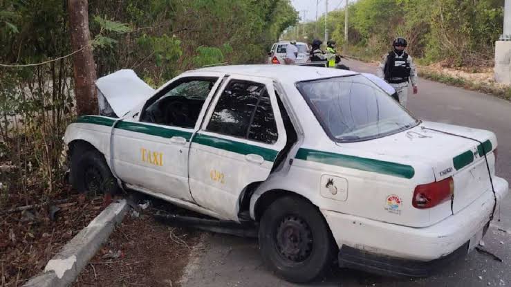 Accidente de Taxista de Cancún