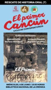 Invitan al conversatorio “El Primer Restaurante” de Cancún 