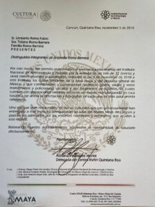 INAH reconoce a Tiziana Roma por entrega de piezas arqueológicas
