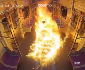 Hombre prende fuego al metro tras divorciarse de su esposa