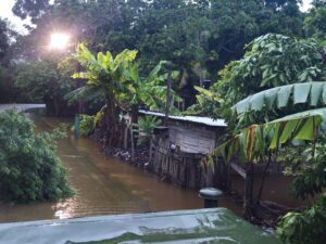 Chetumal bajo el agua tras fuertes lluvias