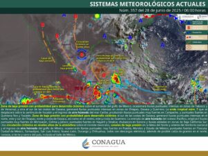 Clima hoy en Cancún y Quintana Roo: Nublado con fuerte posibilidad de lluvias 
