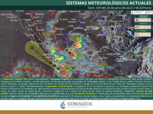 Clima hoy en Cancún y Quintana Roo: Nublado con lluvias débiles 