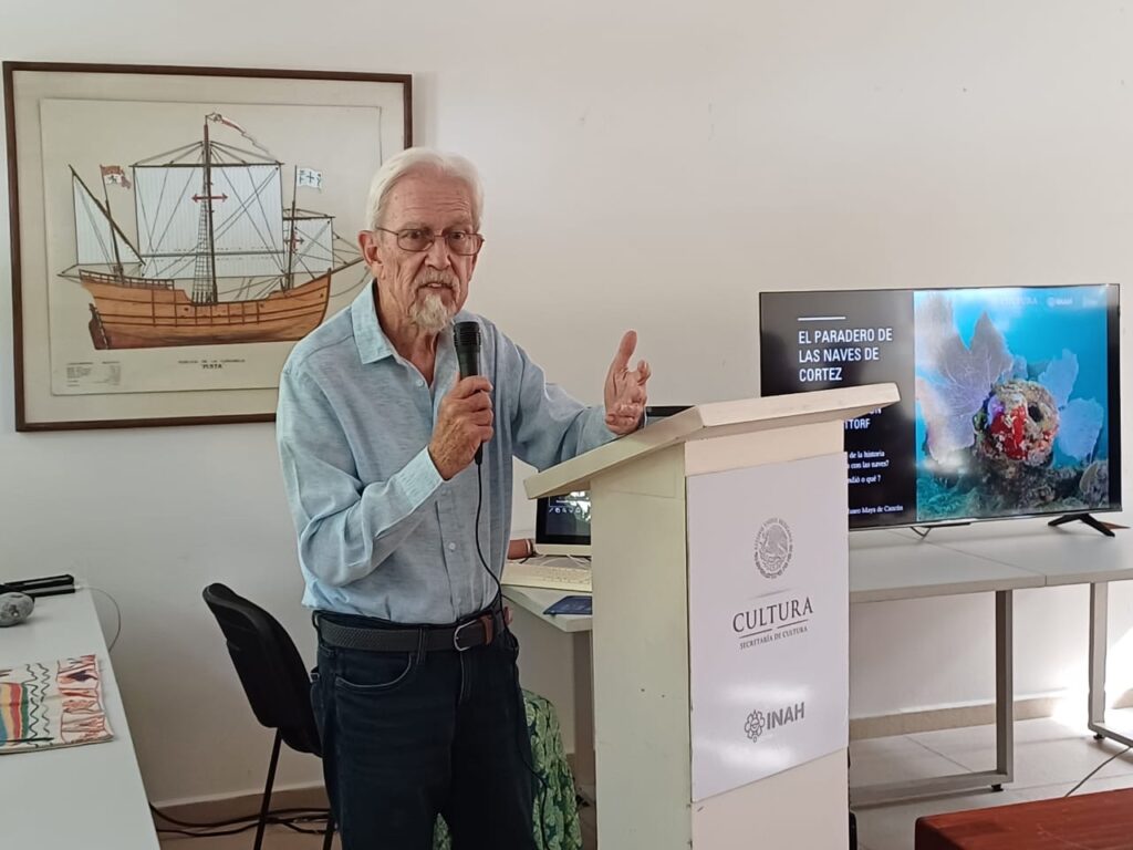 "El paradero de las naves de Cortés" por Rudolf Bittorf