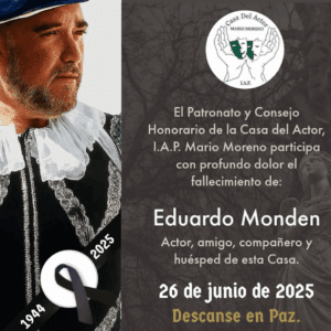 Muere el actor  Lalo Monden a los 81 años 