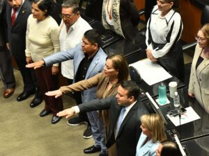Erasmo Catarino toma protesta como senador del Partido Verde