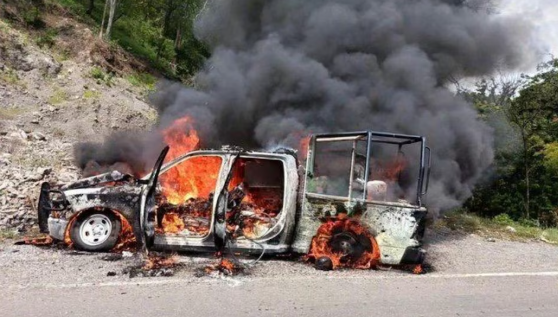 Cinco policías mueren tras ser calcinados tras emboscada en Chiapas