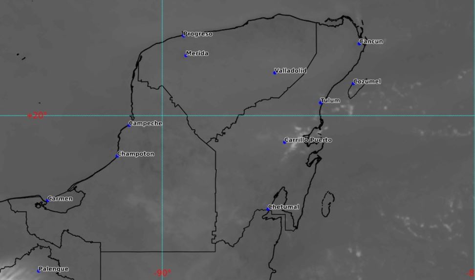 Clima hoy en Cancún y Quintana Roo: Cielo nublado con chubascos