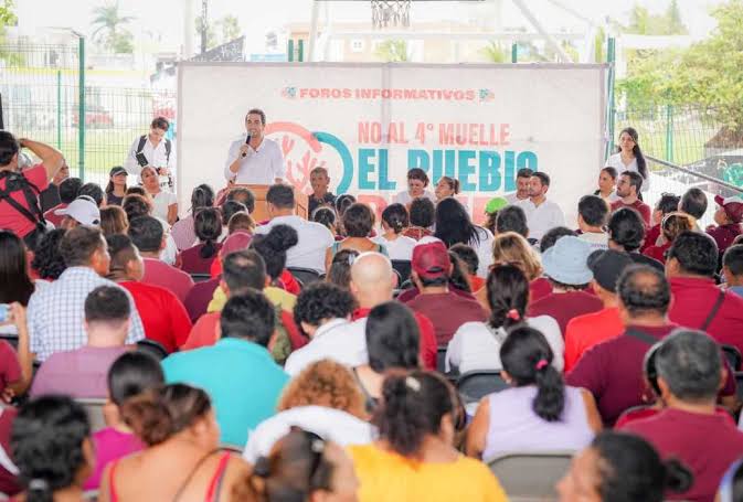 Firmas cuarto muelle en Cozumel