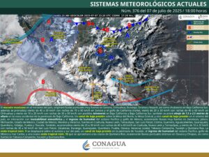 Lluvias muy intensas en estos estados el martes y miércoles 
