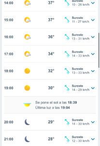 Clima hoy