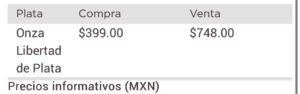 Precio dólar