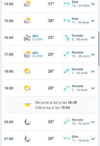 Clima hoy